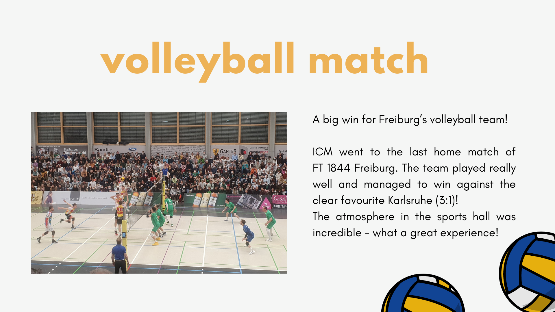 ICM volleyball