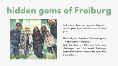 hidden gems of Freiburg - discovery game