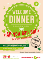 Welcome Dinner - All You Can Eat für 6 €